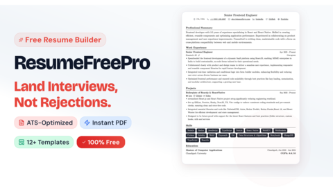 ResumeFreePro