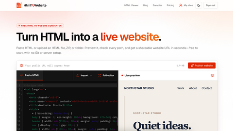Html To Website