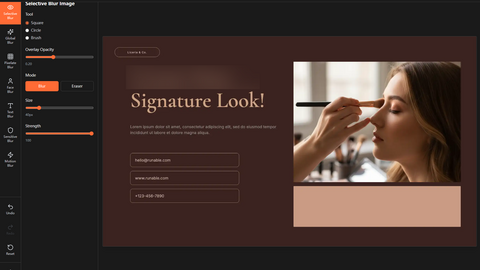 Blur Image Online