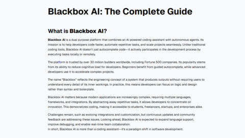 Blackbox AI