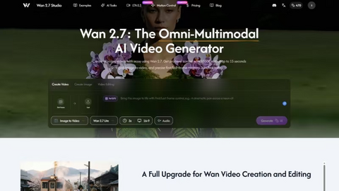 Wan 2.7 Studio