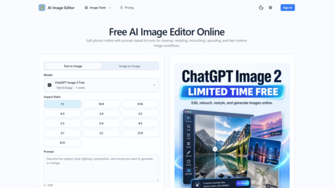 AI Image Editor for free