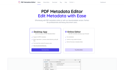Pdf Metadata Editor