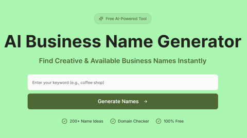 AI Business Name Generator