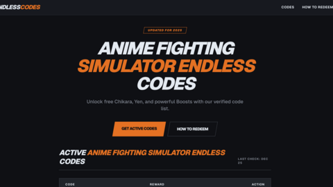 Anime Fighting Simulator