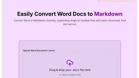 Word to Markdown Convert