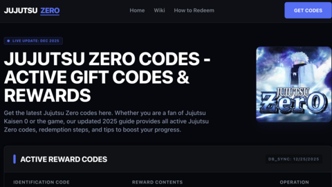 Jujutsu Zero code