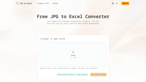 jpg to excel