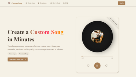 Custom Song