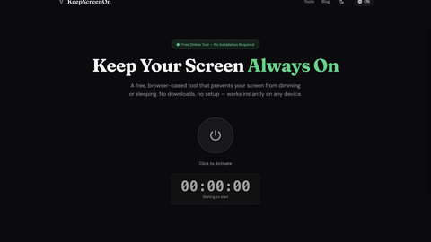 Keep Screen On