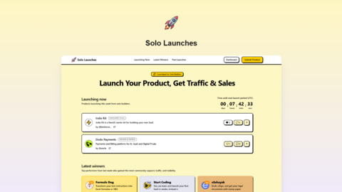 Solo Launches