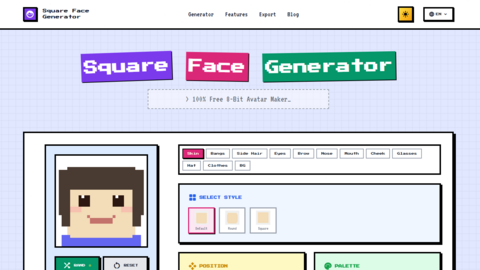 Square Face Generator