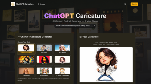ChatGPT Caricature