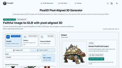Pixal3D