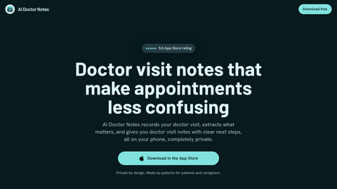AI Doctor Notes