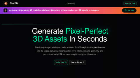 Pixal3D
