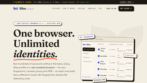 Alias Browser
