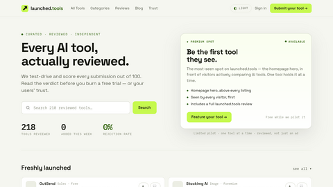 Launched Tools