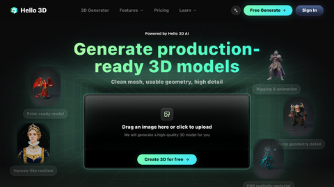 Hello 3D AI