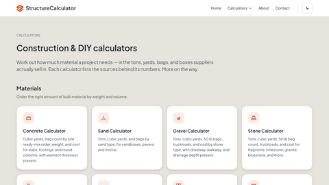 StructureCalculator