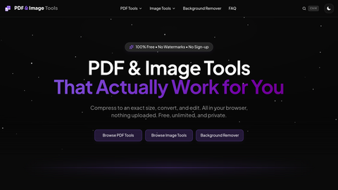 PDF & Image Tools