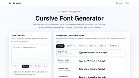 CursiveKit