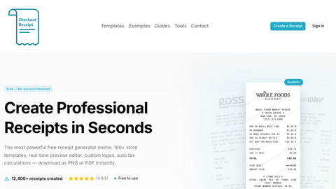 CheckoutReceipt