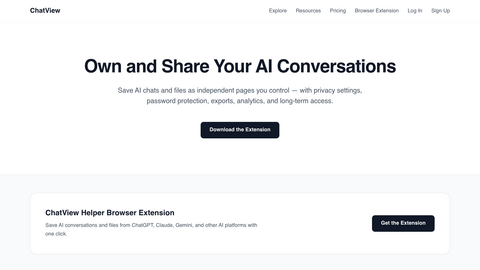 ChatView-AI Chat Share