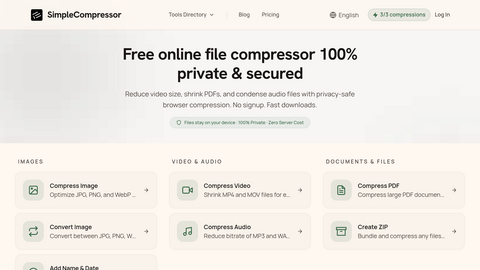 Free online file compressor