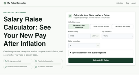 My Raise Calculator