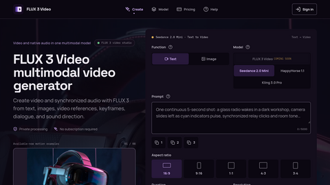 Flux3 Video
