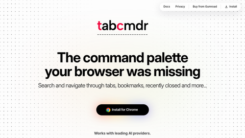 TabCmdr: Command Palette