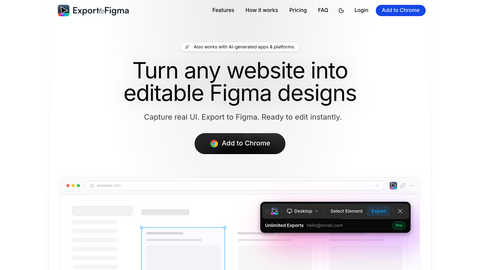Export to Figma