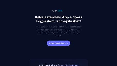 Kalóriaszámláló App