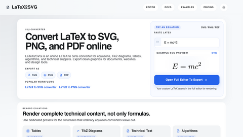 LaTeX2SVG